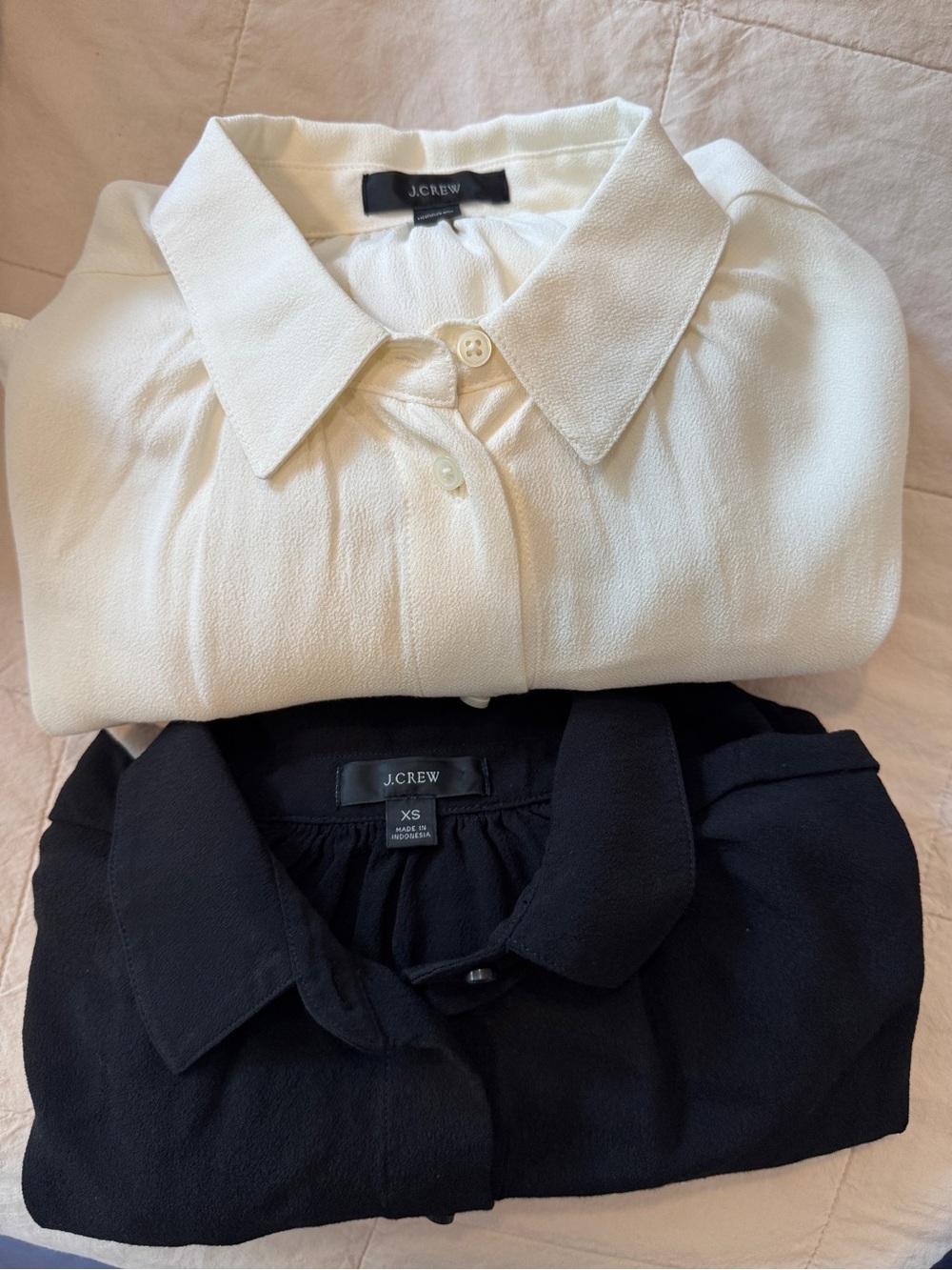 J.Crew Collared Button-up Blouse Set XS